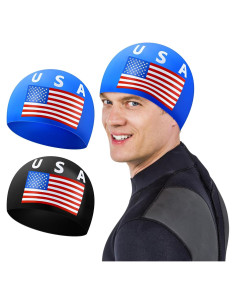 Gorro de natación de silicona Yearntown LNA0337 - 2 unidades