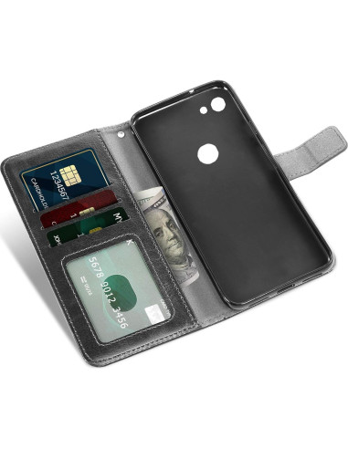 Funda Asuwish para Google Pixel 3a XL con Soporte y Tarjetero