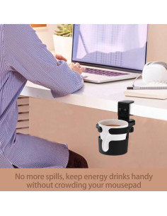 Soporte para Tazas KOXHERO con Abrazadera Ajustable 360 2