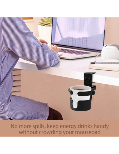 Soporte para Tazas KOXHERO con Abrazadera Ajustable 360 Soporte para Tazas KOXHERO con Abrazadera Ajustable 360