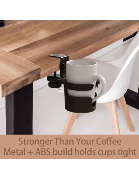 Soporte para Tazas KOXHERO con Abrazadera Ajustable 360 Soporte para Tazas KOXHERO con Abrazadera Ajustable 360