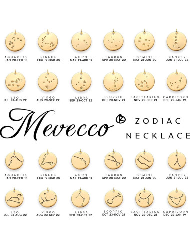 Collar de Oro 18K MEVECCO Acuario 48.3-53.3 cm Joyería