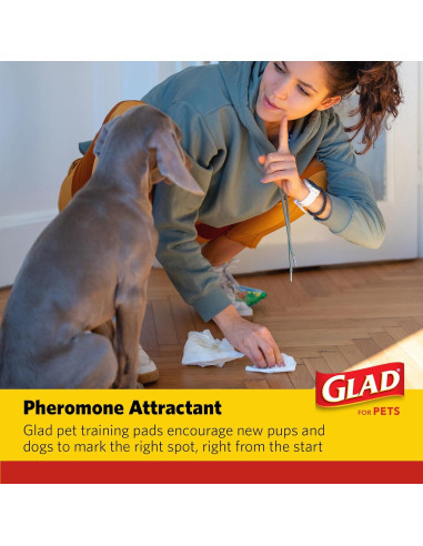 Almohadillas de Entrenamiento Glad para Mascotas 61x61 cm - 30 Unidades