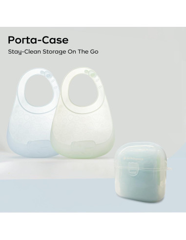 Baberos de Silicona Livianos BC Babycare con Bolsillo 3D