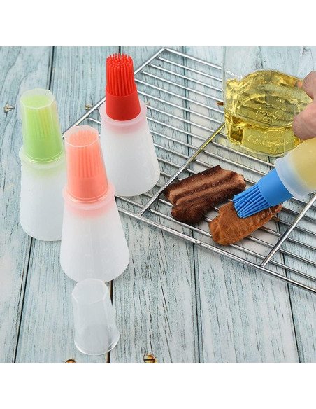 Cepillo de Silicona para Aceite JYYHSF - 4 Piezas Multicolor Cepillo de Silicona para Aceite JYYHSF - 4 Piezas Multicolor