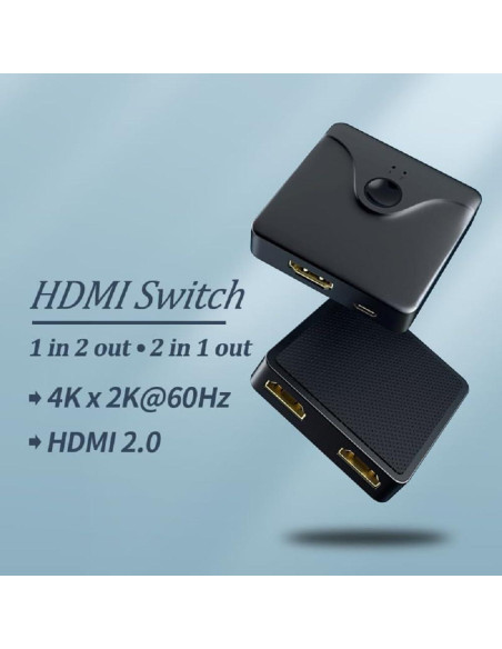 Conmutador HDMI Bidireccional 4K 60Hz Arvitek AT-HD121 Conmutador HDMI Bidireccional 4K 60Hz Arvitek AT-HD121