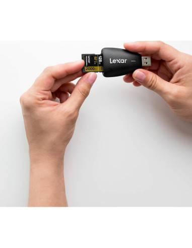 Lector Multi-Tarjeta Lexar 2-en-1 USB 3.1 SD y microSD