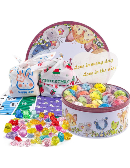 Set de 34 Bombas de Baño DOVIPE con Juguetes Sorpresa Set de 34 Bombas de Baño DOVIPE con Juguetes Sorpresa