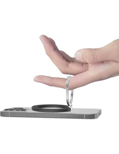 Soporte de Anillo Magnético HSDYES para Teléfono - Negro Soporte de Anillo Magnético HSDYES para Teléfono - Negro