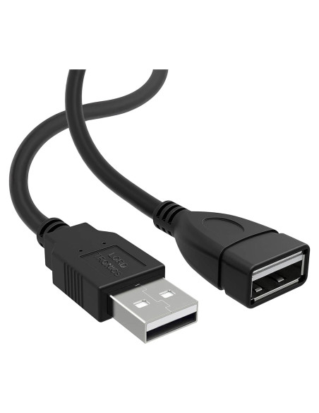 Cable de Extensión USB a USB LORDTRONICS 0.91m Negro Cable de Extensión USB a USB LORDTRONICS 0.91m Negro