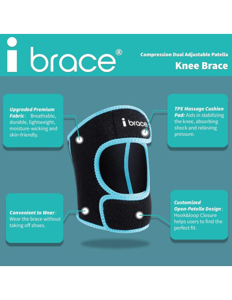 Faja de Compresión para Rodilla i BRACE - Alivio Dolor Artritis Faja de Compresión para Rodilla i BRACE - Alivio Dolor Artritis