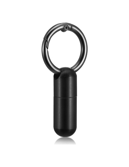 Estuche para Pastillas Ptwola Negro Mini Resistente al Agua Estuche para Pastillas Ptwola Negro Mini Resistente al Agua