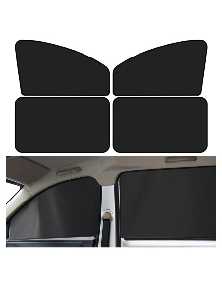 Sombrillas para Ventanas Laterales de Auto NTNEV - Protección UV y Privacidad Sombrillas para Ventanas Laterales de Auto NTNEV - Protección UV y Privacidad