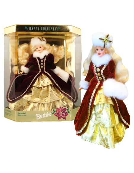 Barbie Edición Especial Felices Fiestas 1996 Mattel 30 cm Barbie Edición Especial Felices Fiestas 1996 Mattel 30 cm