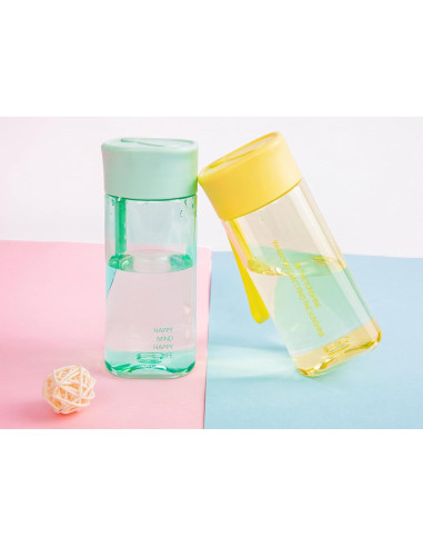 Botella de Agua DEDEYA 300 ml Tritan Verde con Infusor