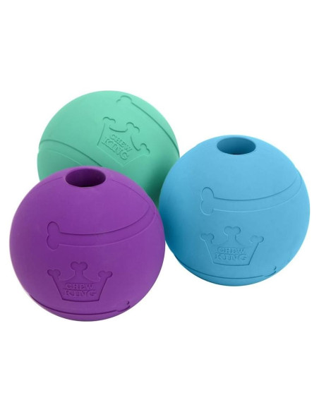 Pelota para Perros Chew King Caucho Natural 3 pulgadas Pelota para Perros Chew King Caucho Natural 3 pulgadas