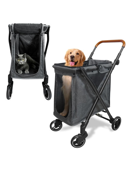 Carrito Plegable para Mascotas Joyka 93.98x52cm hasta 12kg Carrito Plegable para Mascotas Joyka 93.98x52cm hasta 12kg