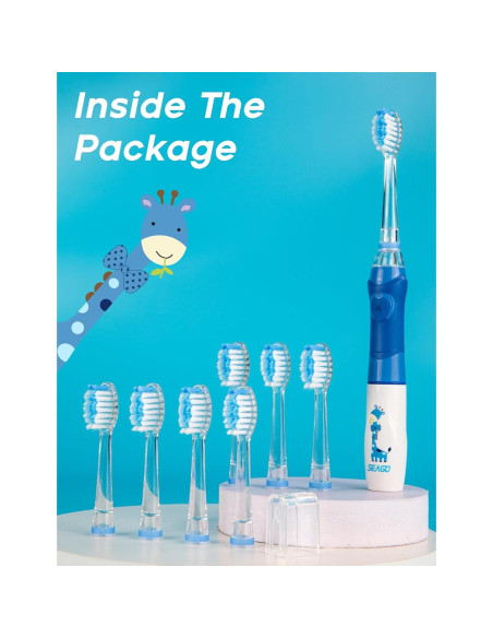 Cepillo de Dientes Eléctrico SEAGO SG-977 para Niños Azul Cepillo de Dientes Eléctrico SEAGO SG-977 para Niños Azul