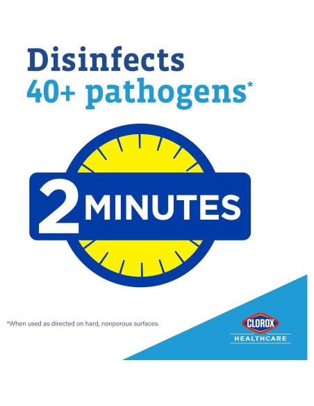 Toallitas Desinfectantes Clorox Healthcare VersaSure 110 Unidades Toallitas Desinfectantes Clorox Healthcare VersaSure 110 Unidades