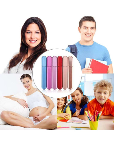 Lima de Uñas de Vidrio Midenso Albaricoque 14 cm con Estuche