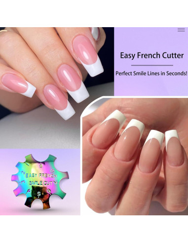 Cortador de Uñas Profesional Honey Joy Arcoíris 1-9 Tamaños