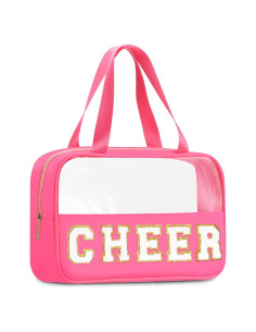 Bolsa de Maquillaje Transparente BuyCard con Asa y Cremallera