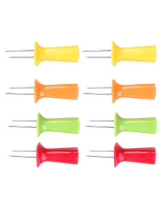 Tenedores de Maíz de Acero Inoxidable SUPVOX - 16 Pcs