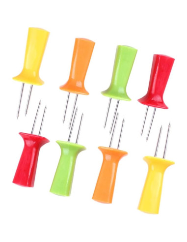 Tenedores de Maíz de Acero Inoxidable SUPVOX - 16 Pcs