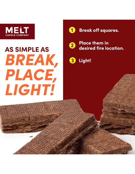 Iniciadores de Fuego Melt Candle 160 pcs Resistente al Agua Iniciadores de Fuego Melt Candle 160 pcs Resistente al Agua
