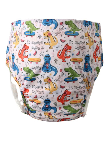 Pañal de Tela Reutilizable WEEOATAR XXL Dinosaurio