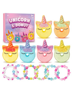 Kit de Bolas de Baño Unicornio Toidgy - 6 Pcs Orgánicas