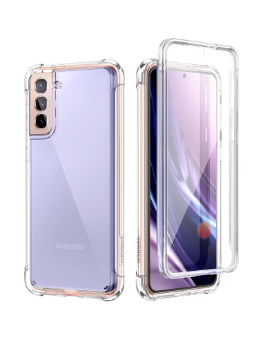 Funda Transparente SURITCH para Samsung Galaxy S21 Plus 6.7" con Protector de Pantalla