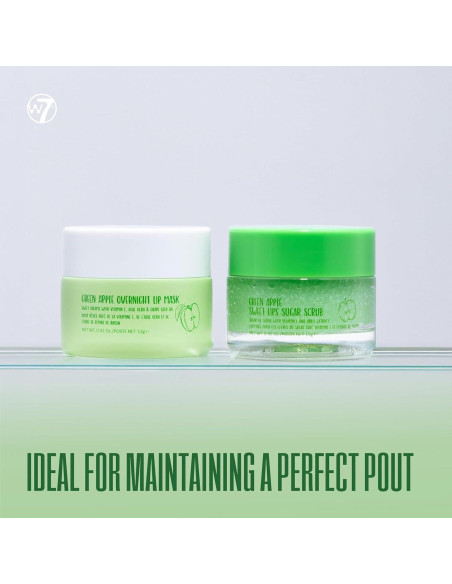 W7 Dulces Sueños Exfoliante y Mascarilla Labial Manzana - Set 2 Piezas W7 Dulces Sueños Exfoliante y Mascarilla Labial Manzana - Set 2 Piezas