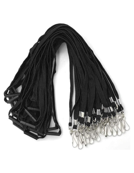 Cintas de seguridad Bird Fiy negras con gancho J - 25 PCS Cintas de seguridad Bird Fiy negras con gancho J - 25 PCS