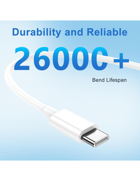 Cable de Carga Rápida USB A a USB C Niubil 2Pack 0.91m Cable de Carga Rápida USB A a USB C Niubil 2Pack 0.91m