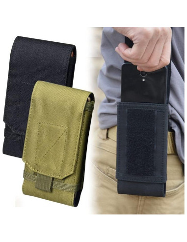 Funda táctica MOLLE para teléfono móvil EDC - Heyqie