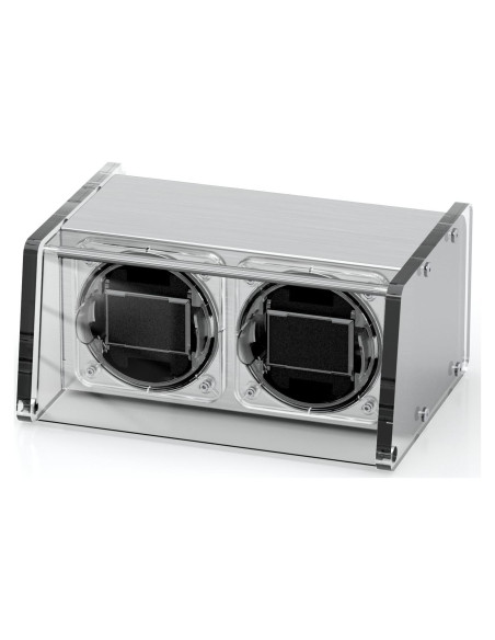 Enrollador de Relojes Automáticos Watch Winder Smith Doble Transparente Enrollador de Relojes Automáticos Watch Winder Smith Doble Transparente