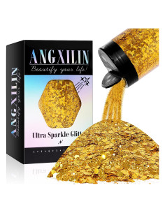 Glitter Holográfico Grueso y Fino ANGXILIN 190g para Manualidades