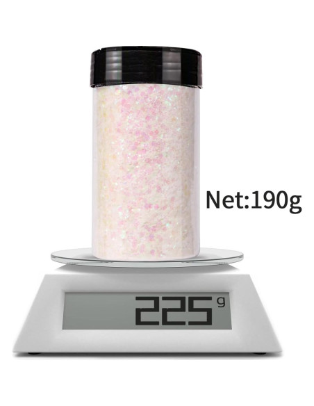 Glitter Holográfico Grueso y Fino ANGXILIN 190g para Manualidades Glitter Holográfico Grueso y Fino ANGXILIN 190g para Manualidades