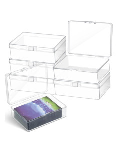 Cajas de Almacenamiento de Cartas Vicenpal - 6 Pcs Transparentes