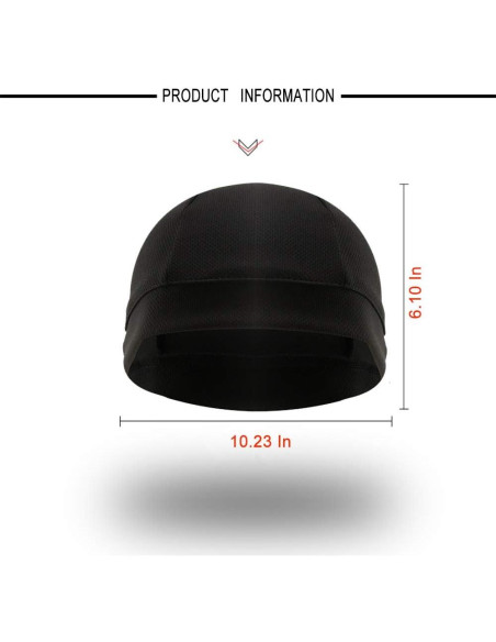 Paquete de 3 Gorras Enfriadoras Baku Silk para Ciclismo Paquete de 3 Gorras Enfriadoras Baku Silk para Ciclismo
