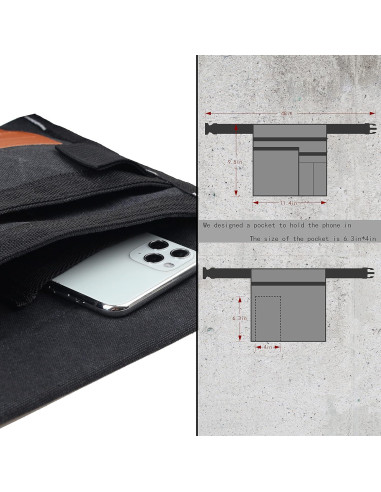 Funda de Cinturón de Herramientas VIDAR TOOLS 6 Bolsillos