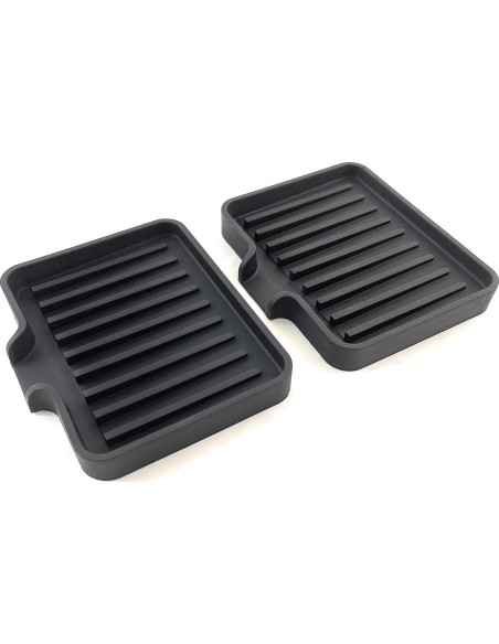 Bandeja de Jabón de Silicona Happitasa con Soporte para Esponjas - 2 Piezas Bandeja de Jabón de Silicona Happitasa con Soporte para Esponjas - 2 Piezas