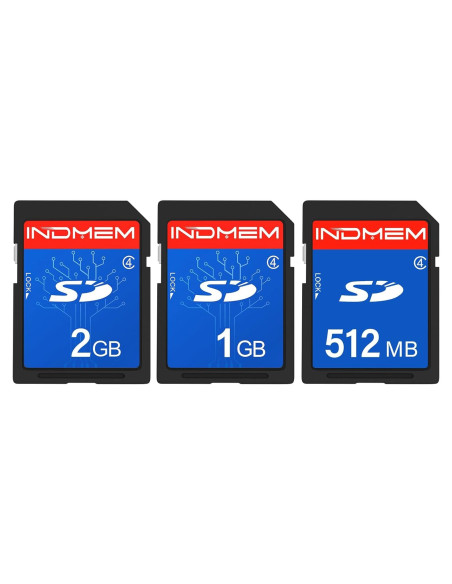 Tarjeta SD 2GB + 1GB + 512MB INDMEM Clase 4 Azul Tarjeta SD 2GB + 1GB + 512MB INDMEM Clase 4 Azul