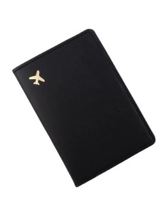 Funda de Pasaporte Momo Bags Negro - Soporte Tarjeta Viaje