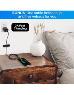 Cable USB C 60cm Conable 2-Pack Carga Rápida 3A Nylon 2