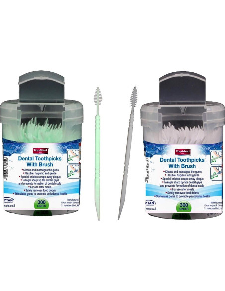 Cepillo Interdental Topmed TPMDS741L - 300 Unidades Cepillo Interdental Topmed TPMDS741L - 300 Unidades