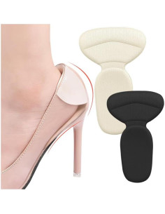 Protectores de Talón de Esponja Suave Comfwalk - 2 Pares Beige 2