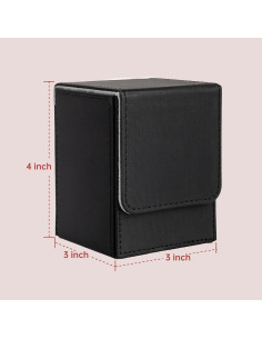 Caja de Almacenamiento para Cartas Coleccionables awedsu Negra 2