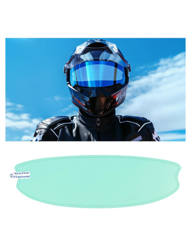 Película Antivaho para Casco Xuzimaoyi 24.5x8cm Impermeable